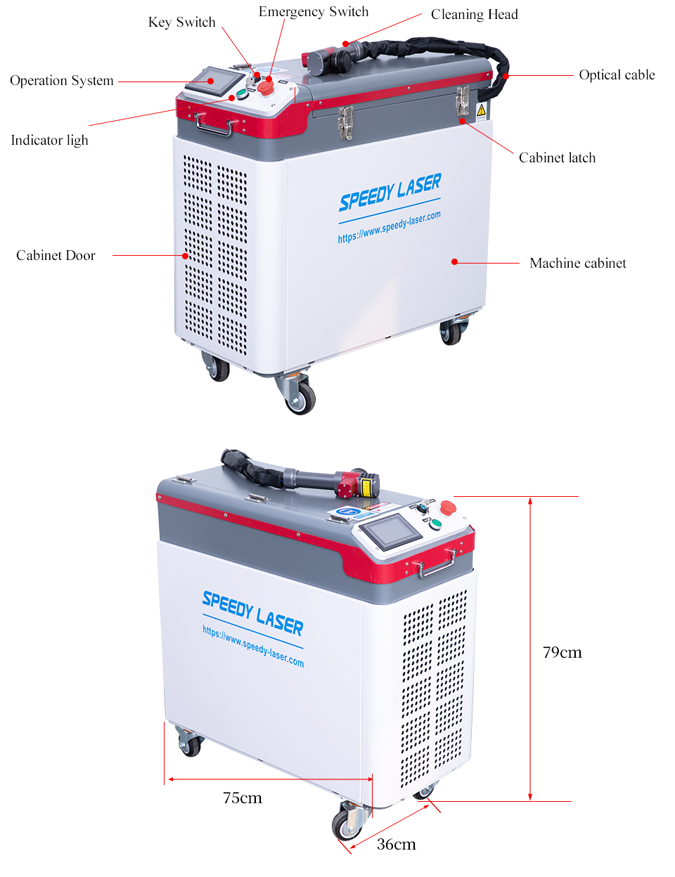 Macchina per la pulizia laser da 200 W-05