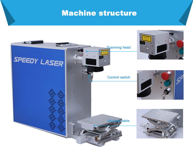 marcatura laser a fibra portatile