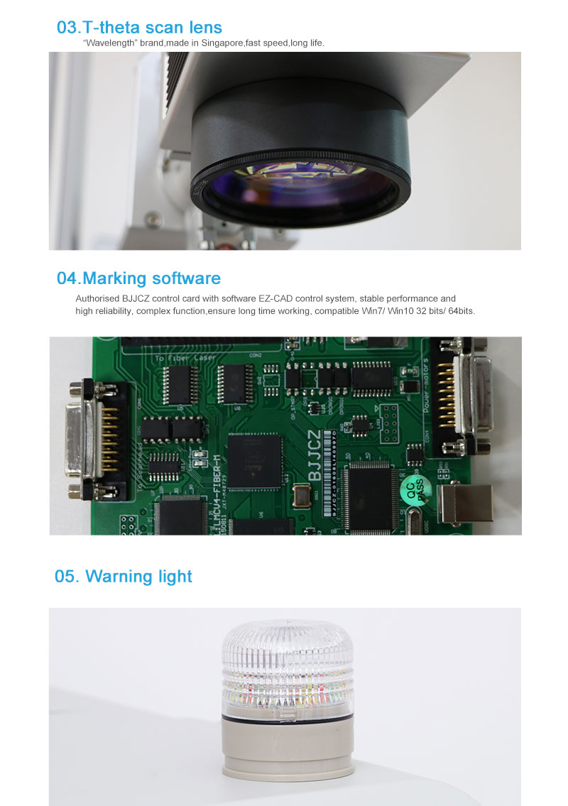 Laser a fibra da 30 W.