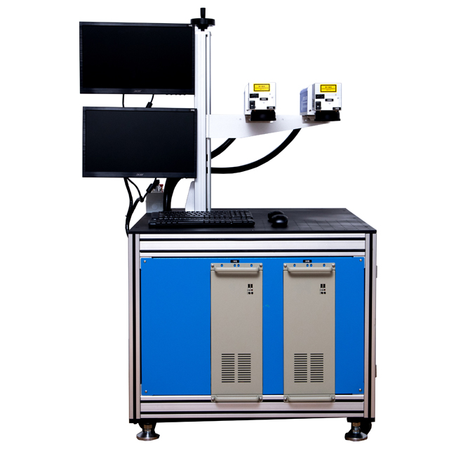 Macchina per incidere laser a doppia testa a testa personalizzata