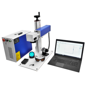 Macchina per marcatura laser a fibra portatile da 20 W in plastica